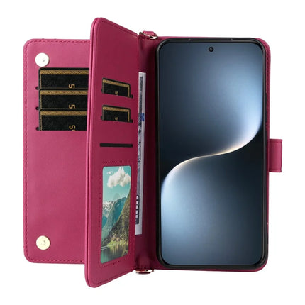 For Honor Magic7 5G Wallet Case with Shoulder Strap Leather Phone Cover