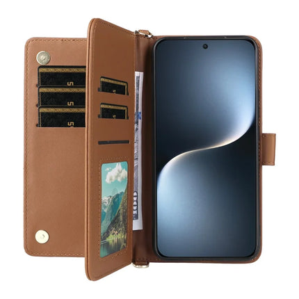 For Honor Magic7 5G Wallet Case with Shoulder Strap Leather Phone Cover