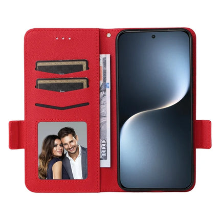 For Honor Magic7 5G Case Litchi Texture PU Leather Wallet Flip Phone Cover