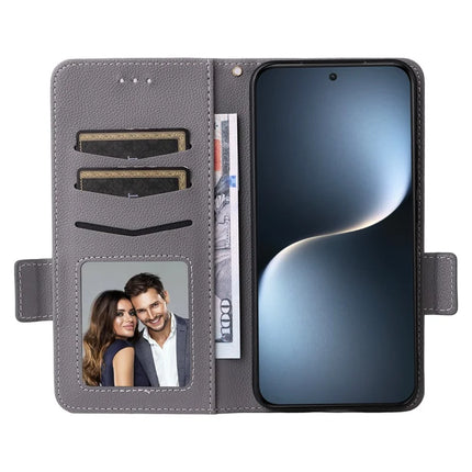 For Honor Magic7 5G Case Litchi Texture PU Leather Wallet Flip Phone Cover
