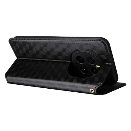For Honor Magic7 5G Wallet Case Rhombus Imprinted Leather Phone Cover