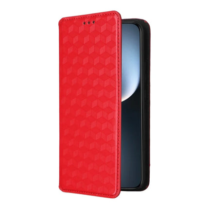 For Honor Magic7 5G Wallet Case Rhombus Imprinted Leather Phone Cover