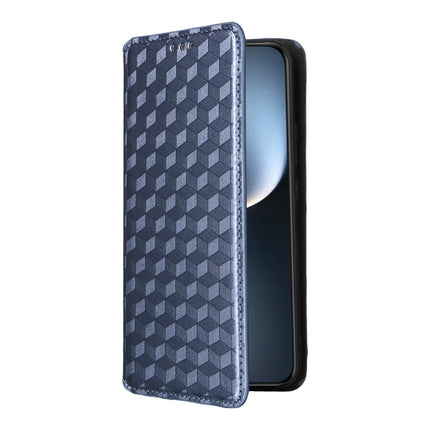 For Honor Magic7 5G Wallet Case Rhombus Imprinted Leather Phone Cover