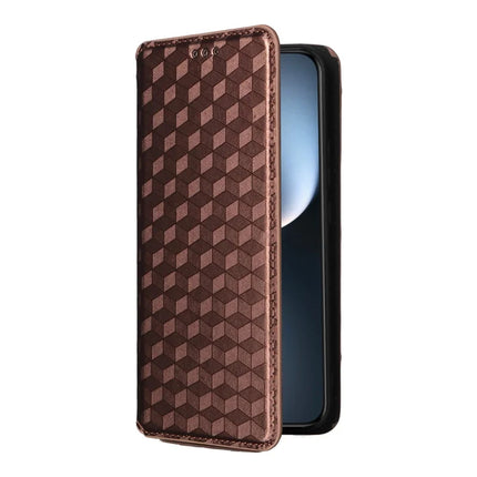 For Honor Magic7 5G Wallet Case Rhombus Imprinted Leather Phone Cover