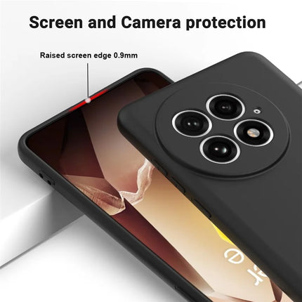 For OnePlus 13 Case Liquid Silicone Phone Back Cover with Hand Strap