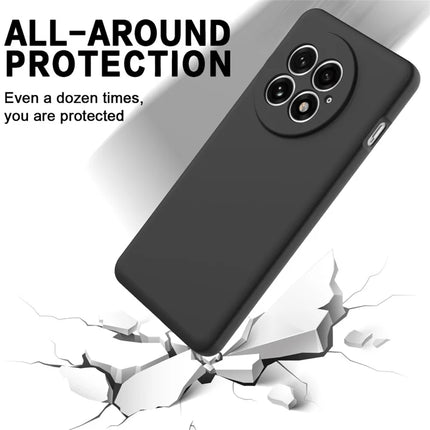 For OnePlus 13 Case Liquid Silicone Phone Back Cover with Hand Strap