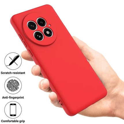 For OnePlus 13 Case Liquid Silicone Phone Back Cover with Hand Strap