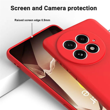 For OnePlus 13 Case Liquid Silicone Phone Back Cover with Hand Strap
