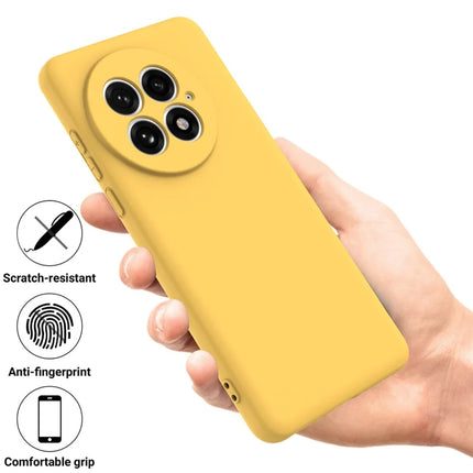 For OnePlus 13 Case Liquid Silicone Phone Back Cover with Hand Strap