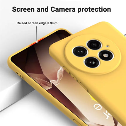 For OnePlus 13 Case Liquid Silicone Phone Back Cover with Hand Strap