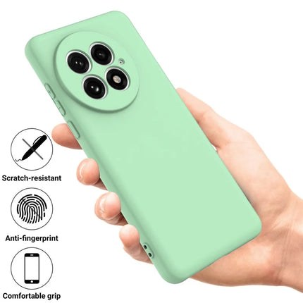 For OnePlus 13 Case Liquid Silicone Phone Back Cover with Hand Strap