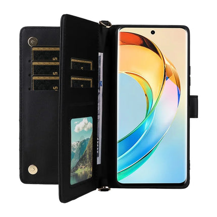 For Honor X9c Smart 5G / X60 5G Wallet Case with Shoulder Strap Leather Phone Cover