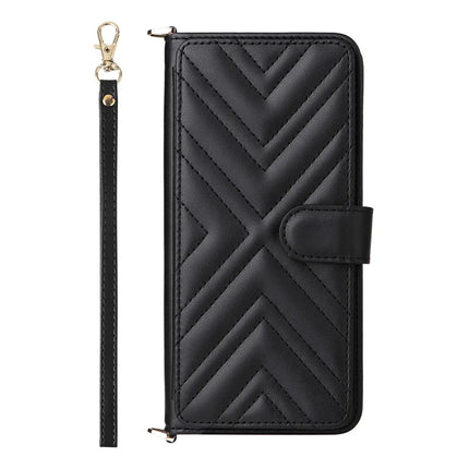 For Honor X9c Smart 5G / X60 5G Wallet Case with Shoulder Strap Leather Phone Cover