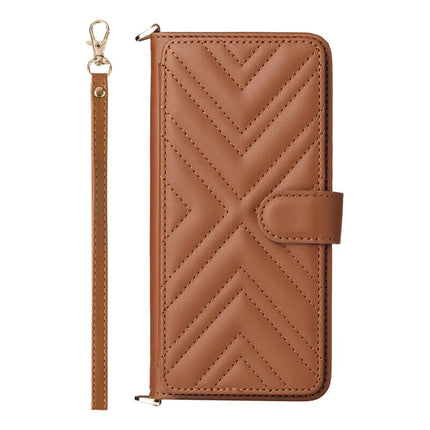 For Honor X9c Smart 5G / X60 5G Wallet Case with Shoulder Strap Leather Phone Cover