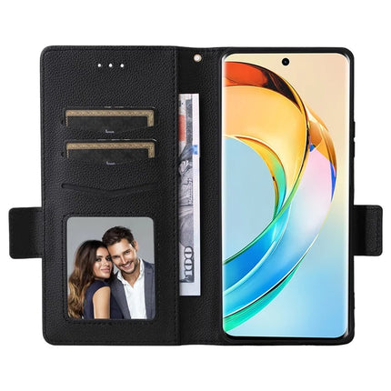 For Honor X9c Smart 5G / X60 5G Case Litchi Texture PU Leather Wallet Flip Phone Cover