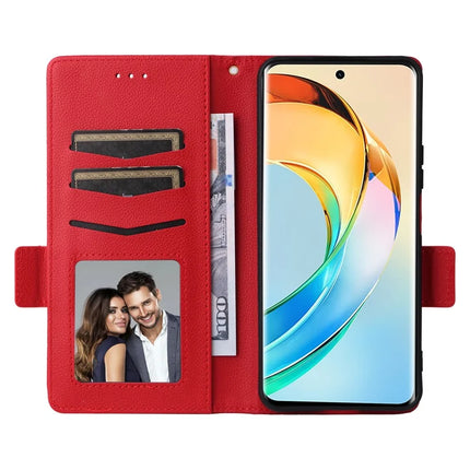 For Honor X9c Smart 5G / X60 5G Case Litchi Texture PU Leather Wallet Flip Phone Cover