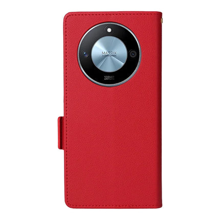 For Honor X9c Smart 5G / X60 5G Case Litchi Texture PU Leather Wallet Flip Phone Cover