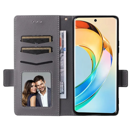 For Honor X9c Smart 5G / X60 5G Case Litchi Texture PU Leather Wallet Flip Phone Cover