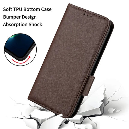 For Honor X9c Smart 5G / X60 5G Case Litchi Texture PU Leather Wallet Flip Phone Cover