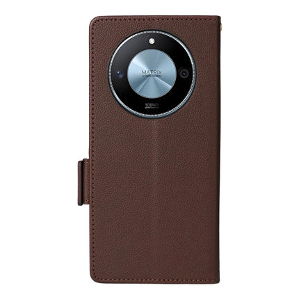 For Honor X9c Smart 5G / X60 5G Case Litchi Texture PU Leather Wallet Flip Phone Cover
