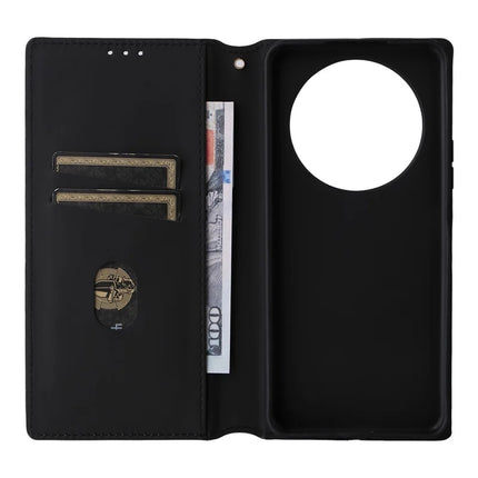 For Honor X9c Smart 5G / X60 5G Wallet Case Rhombus Imprinted Leather Phone Cover