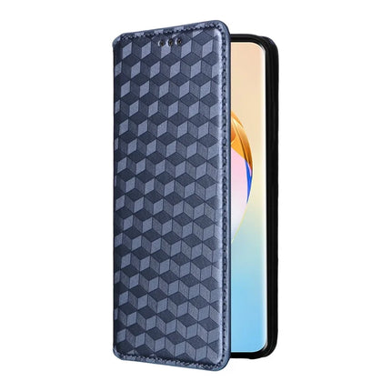 For Honor X9c Smart 5G / X60 5G Wallet Case Rhombus Imprinted Leather Phone Cover