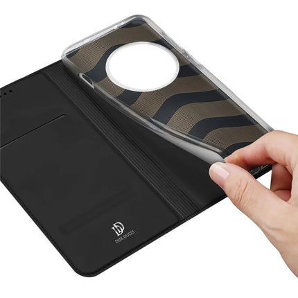 For OnePlus Ace 5 Pro 5G / OnePlus 13R 5G / OnePlus Ace 5 5G Case DUX DUCIS Skin Pro Series Leather Stand Cover Card Holder