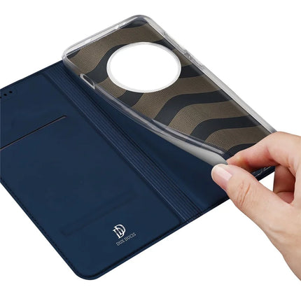 For OnePlus Ace 5 Pro 5G / OnePlus 13R 5G / OnePlus Ace 5 5G Case DUX DUCIS Skin Pro Series Leather Stand Cover Card Holder
