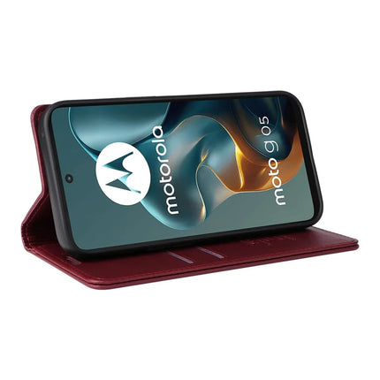 For Motorola Moto G05 4G Wallet Case YIKATU YK- 001 PU Leather Phone Cover with Stand