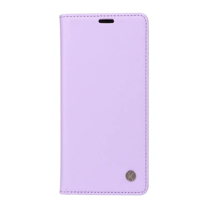 For OnePlus Ace 5G Wallet Case YIKATU YK- 001 PU Leather Phone Cover with Stand -  Light Purple