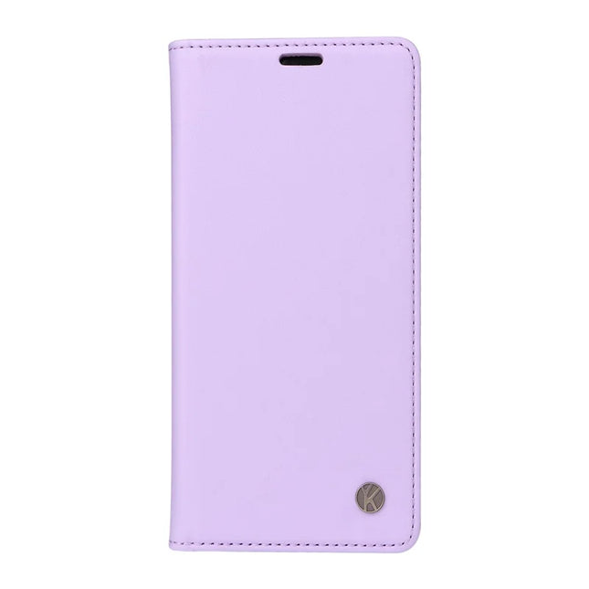 For OnePlus Ace 5G Wallet Case YIKATU YK- 001 PU Leather Phone Cover with Stand -  Light Purple