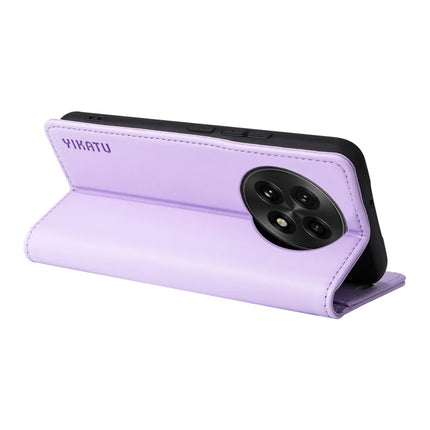 For OnePlus 13 Wallet Case YIKATU YK- 001 PU Leather Phone Cover with Stand -  Light Purple