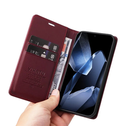 For OnePlus 13 Wallet Case YIKATU YK- 001 PU Leather Phone Cover with Stand