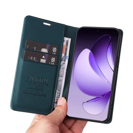 For Oppo Reno13 Pro 5G Wallet Case YIKATU YK- 001 PU Leather Phone Cover with Stand
