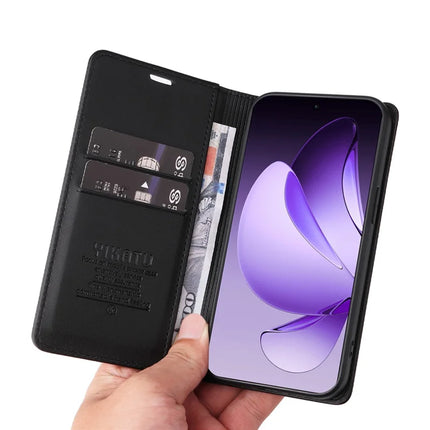 For Oppo Reno13 Pro 5G Wallet Case YIKATU YK- 001 PU Leather Phone Cover with Stand
