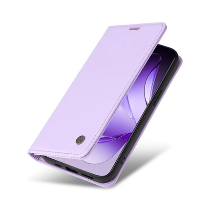 For Oppo Reno13 Pro 5G Wallet Case YIKATU YK- 001 PU Leather Phone Cover with Stand -  Light Purple