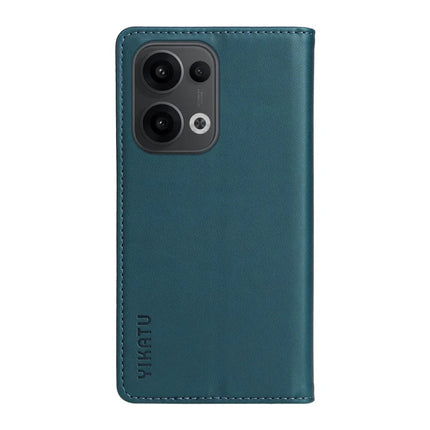 For Oppo Reno13 5G (Global) Wallet Case YIKATU YK- 001 PU Leather Phone Cover with Stand