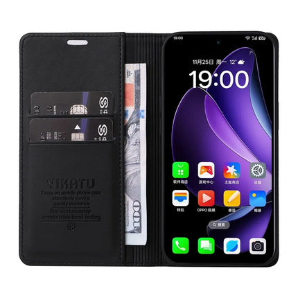 For Oppo Reno13 5G (Global) Wallet Case YIKATU YK- 001 PU Leather Phone Cover with Stand