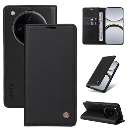 For Oppo Find X8 Pro 5G Wallet Case YIKATU YK- 001 PU Leather Phone Cover with Stand - Black
