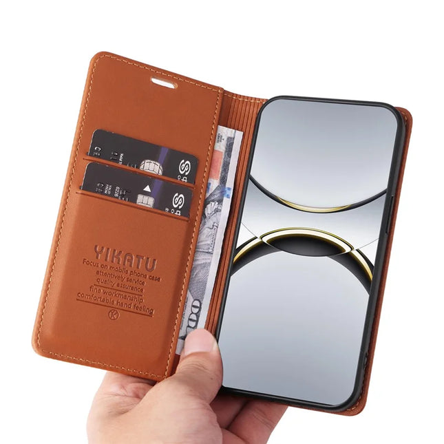 For Oppo Find X8 Pro 5G Wallet Case YIKATU YK- 001 PU Leather Phone Cover with Stand