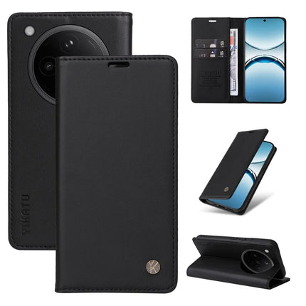 For Oppo Find X8 5G Wallet Case YIKATU YK- 001 PU Leather Phone Cover with Stand - Black