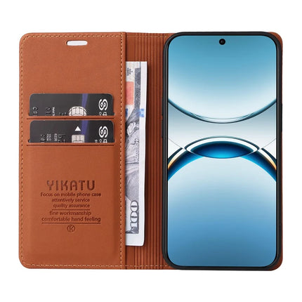 For Oppo Find X8 5G Wallet Case YIKATU YK- 001 PU Leather Phone Cover with Stand