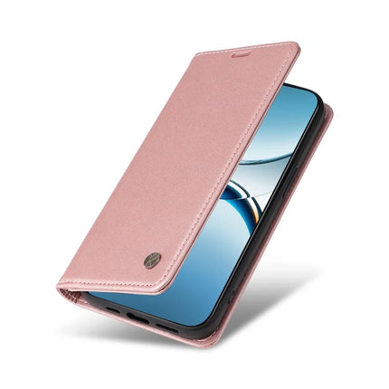 For Oppo Find X8 5G Wallet Case YIKATU YK- 001 PU Leather Phone Cover with Stand -  Rose Gold