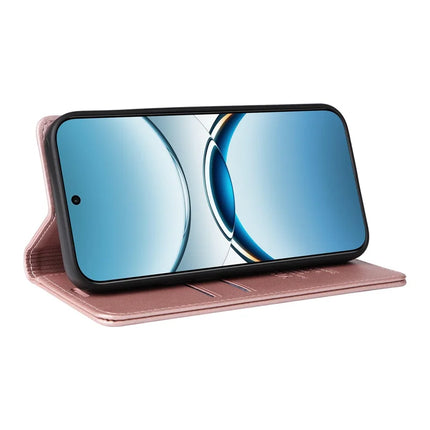For Oppo Find X8 5G Wallet Case YIKATU YK- 001 PU Leather Phone Cover with Stand -  Rose Gold