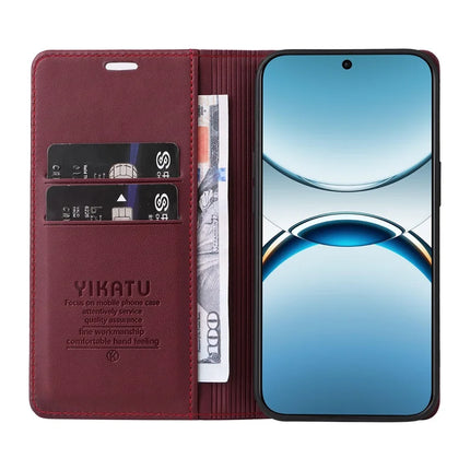 For Oppo Find X8 5G Wallet Case YIKATU YK- 001 PU Leather Phone Cover with Stand