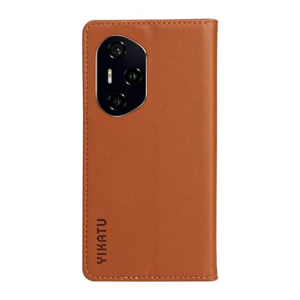 For Honor 300 Ultra / Honor 300 Pro Wallet Case YIKATU YK- 001 PU Leather Phone Cover with Stand