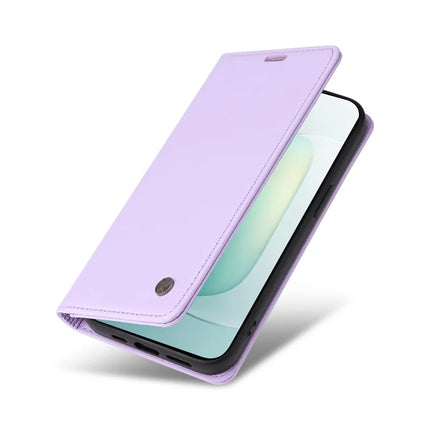 For Honor 300 Wallet Case YIKATU YK- 001 PU Leather Phone Cover with Stand -  Light Purple