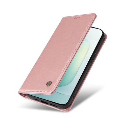 For Honor 300 Wallet Case YIKATU YK- 001 PU Leather Phone Cover with Stand -  Rose Gold