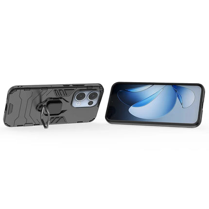 For Oppo Reno13 5G (Global) Case PC + TPU Protective Phone Cover with Ring Kickstand