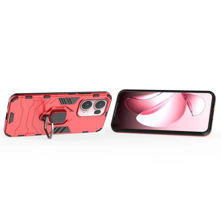 For Oppo Reno13 Pro 5G Case PC + TPU Protective Phone Cover with Ring Kickstand